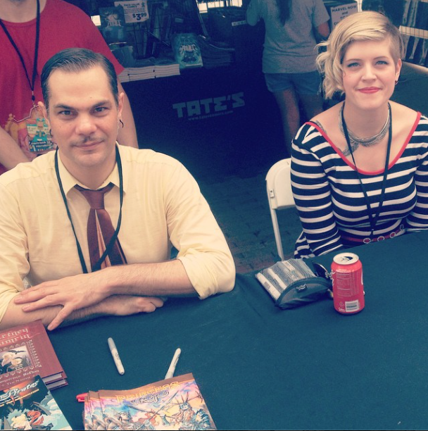 Kate Leth and Mark Evanier
