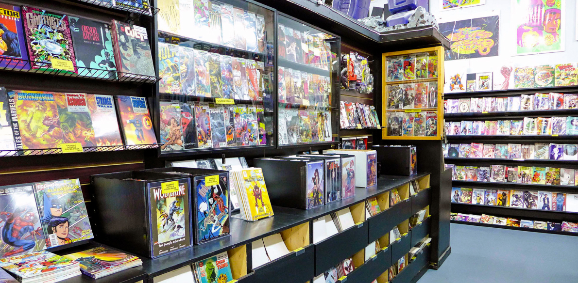 store Photo comic Books