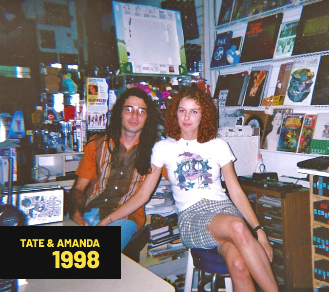 Tate & Amanda in 1998