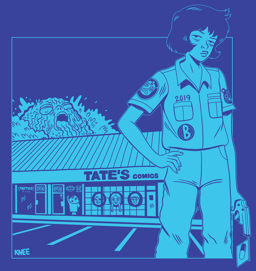 Danielle Estefan - TATE'S Comics Kaye Akira Shirt Design
