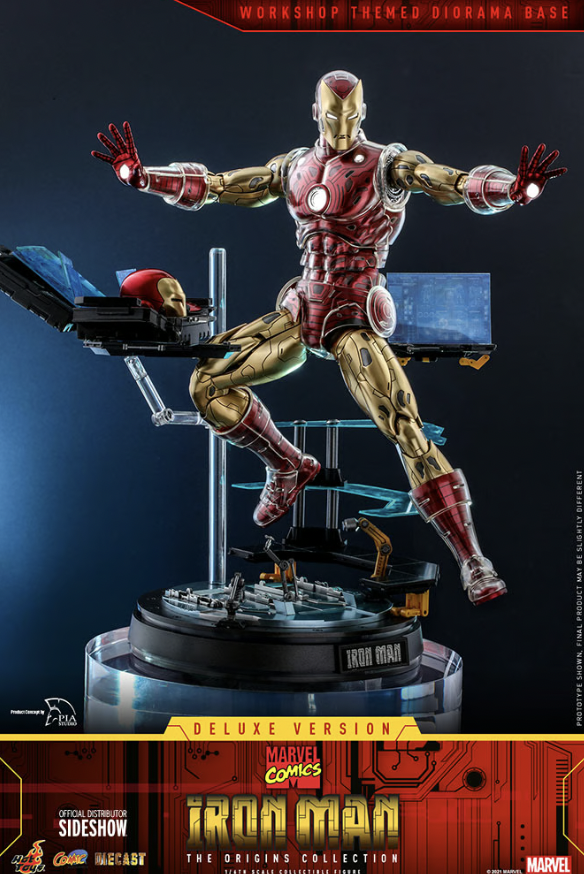 Iron Man Hot Toys is pleased to introduce the Iron Man Suit Armor (Deluxe Version)