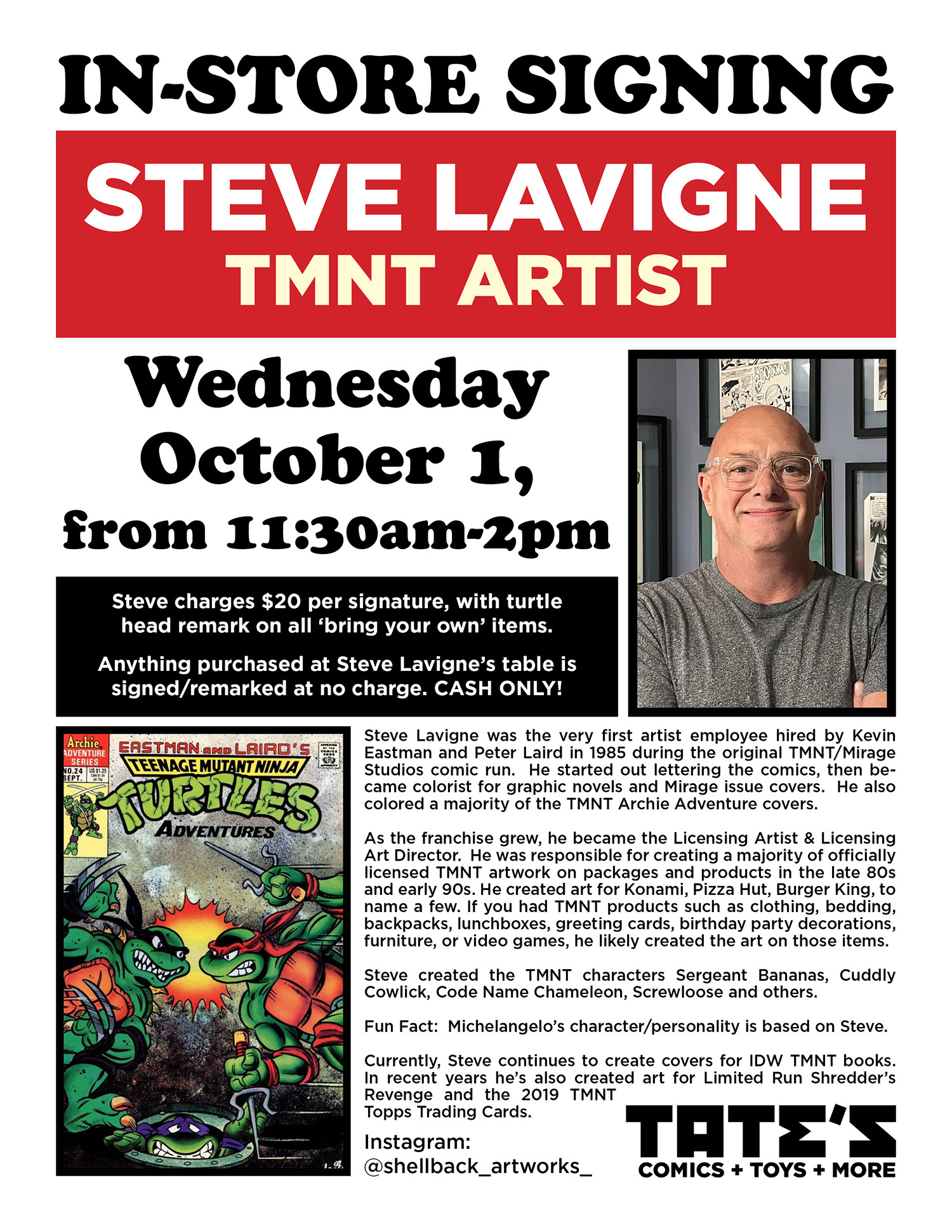 SteveLavigneSigning_info