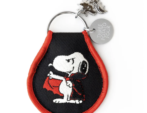 Staff Pick of the Week: Three Potato Four x Peanuts Halloween: Snoopy Dracula Patch Keychain